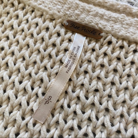 FREE PEOPLE Long Knit Woodstock Sweater - Picture 3 of 7